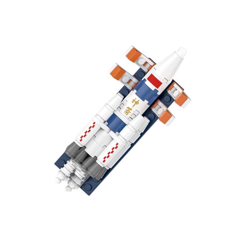 TOP TOY TC3024 Xếp hình lắp ráp ghép mô hình nam châm tủ lạnh tên lửa