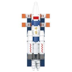 TOP TOY TC3024 Xếp hình lắp ráp ghép mô hình nam châm tủ lạnh tên lửa