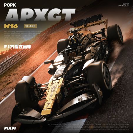 POPK MK6023 Xếp hình lắp ráp ghép mô hình Xe F1 1:8