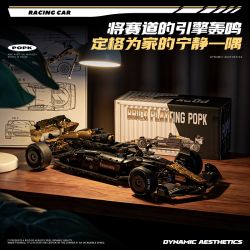POPK MK6023 Xếp hình lắp ráp ghép mô hình Xe F1 1:8