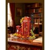 JIESTAR JJ9207 Telephone London Box Xếp hình lắp ráp ghép mô hình bốt điện thoại cổ điển