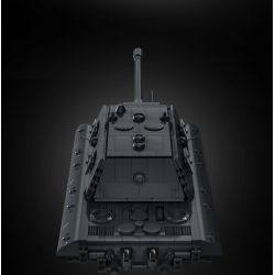 12GO 97020 E-100 Heavy Tank Xếp hình lắp ráp ghép mô hình Xe tăng hạng nặng E-100 phiên bản tháp pháo Maus 1:28