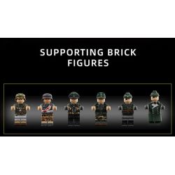 12GO 97020 E-100 Heavy Tank Xếp hình lắp ráp ghép mô hình Xe tăng hạng nặng E-100 phiên bản tháp pháo Maus 1:28