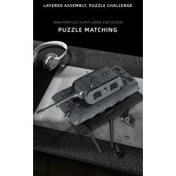 12GO 97020 E-100 Heavy Tank Xếp hình lắp ráp ghép mô hình Xe tăng hạng nặng E-100 phiên bản tháp pháo Maus 1:28