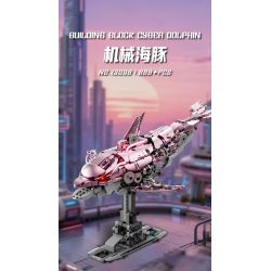 Beautiful and 13098 Beautiful and 13099 Xếp hình lắp ráp ghép mô hình Cá heo cơ khí