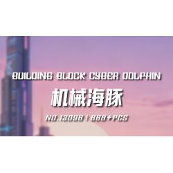 Beautiful and 13098 Beautiful and 13099 Xếp hình lắp ráp ghép mô hình Cá heo cơ khí