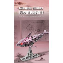 Beautiful and 13098 Beautiful and 13099 Xếp hình lắp ráp ghép mô hình Cá heo cơ khí