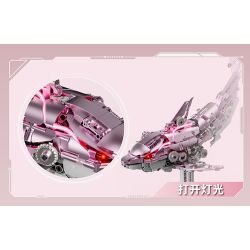 Beautiful and 13098 Beautiful and 13099 Xếp hình lắp ráp ghép mô hình Cá heo cơ khí