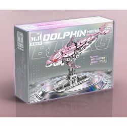 Beautiful and 13098 Beautiful and 13099 Xếp hình lắp ráp ghép mô hình Cá heo cơ khí