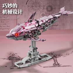 Beautiful and 13098 Beautiful and 13099 Xếp hình lắp ráp ghép mô hình Cá heo cơ khí