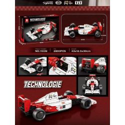 Reobrix 11039 Xếp hình lắp ráp ghép mô hình Đua xe công thức MP4 1:8