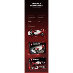 Reobrix 11039 Xếp hình lắp ráp ghép mô hình Đua xe công thức MP4 1:8