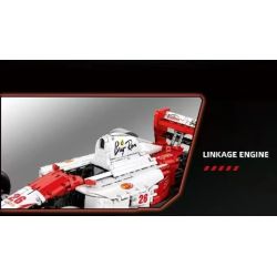 Reobrix 11039 Xếp hình lắp ráp ghép mô hình Đua xe công thức MP4 1:8