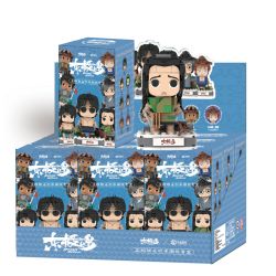 Yingji brick house A001 Xếp hình lắp ráp ghép mô hình Cậu bé đầu gạch đảo Dongji