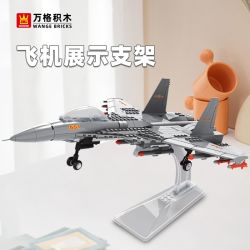 WANGE LIGAO Dr.Luck 2978 Model Bracket Xếp hình lắp ráp ghép mô hình quầy trưng bày máy bay