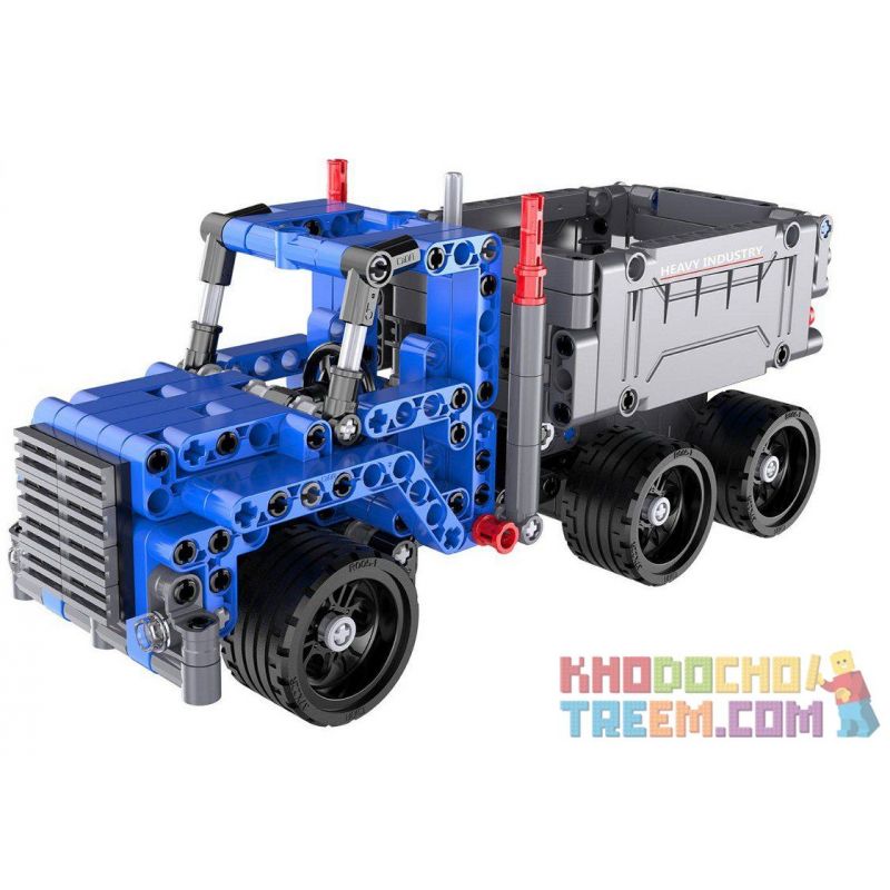 DOUBLEE CADA C52011 52011 non  XE TẢI CHỞ PHẾ LIỆU bộ đồ chơi xếp lắp ráp ghép mô hình  DUMP TUCK Kỹ Thuật Công Nghệ Cao Mô Hình Phương Tiện 301 khối