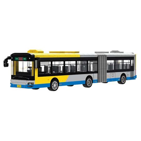 WANGE LIGAO Dr.Luck 4973 Intercity Bus Xếp hình lắp ráp ghép mô hình xe buýt liên tỉnh