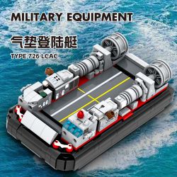 WANGE LIGAO Dr.Luck 3525 Type 726 LCAC Xếp hình lắp ráp ghép mô hình tàu đổ bộ đệm khí