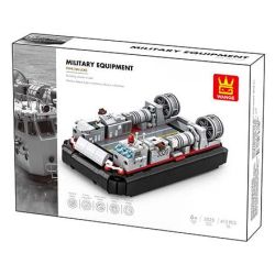 WANGE LIGAO Dr.Luck 3525 Type 726 LCAC Xếp hình lắp ráp ghép mô hình tàu đổ bộ đệm khí