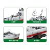 WANGE LIGAO Dr.Luck 5511 Arleigh Burke Class Destroyer Xếp hình lắp ráp ghép mô hình Khu trục hạm lớp Arleigh Burke