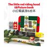 DUBIE 416 The Little Red Riding Hood Xếp hình lắp ráp ghép mô hình Trò chơi board game Cô bé quàng khăn đỏ và sách ảnh