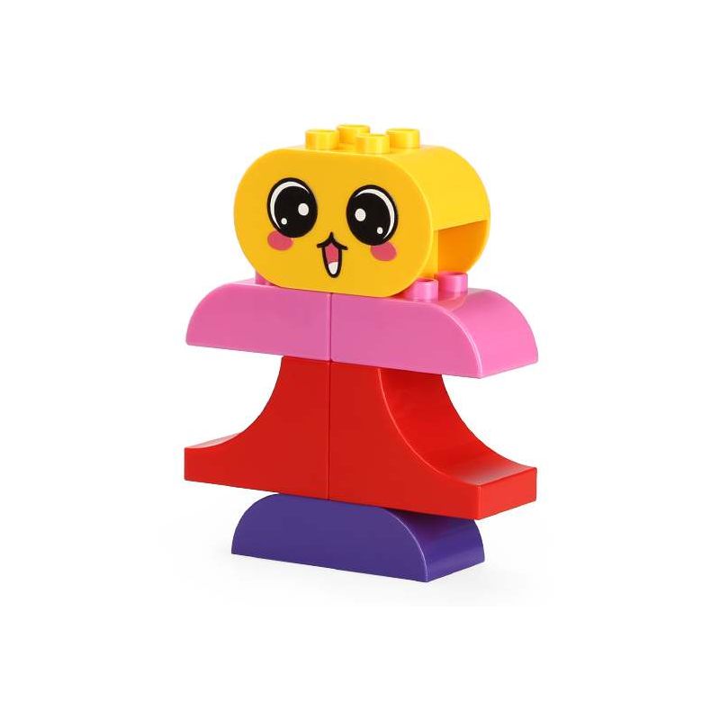 WANGE LIGAO Dr.Luck 096-5A My First Emotional Girl 4in1 Xếp hình lắp ráp ghép mô hình Cảm xúc nhỏ đầu tiên của tôi: Cô gái (4 trong 1)