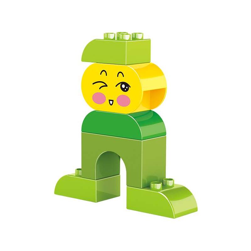 WANGE LIGAO Dr.Luck 096-6A My First Emotional Boy 4in1 Xếp hình lắp ráp ghép mô hình Cảm xúc nhỏ đầu tiên của tôi: Cậu bé (4 trong 1)