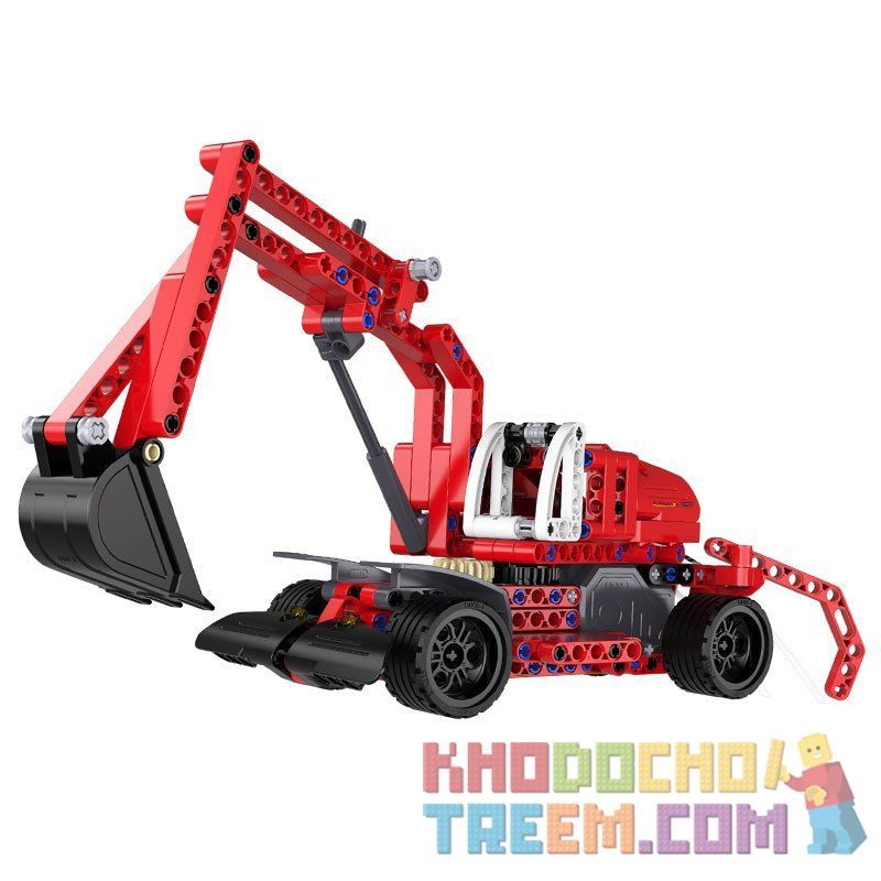 DOUBLEE CADA C52012 52012 non  MÁY XÚC bộ đồ chơi xếp lắp ráp ghép mô hình  EXCAVATOR Kỹ Thuật Công Nghệ Cao Mô Hình Phương Tiện 235 khối