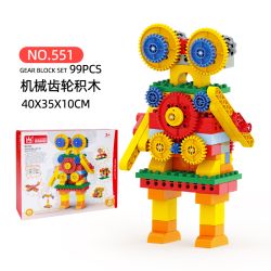 DUBIE 551 Xếp hình lắp ráp ghép mô hình Nhiều loại Gear Master