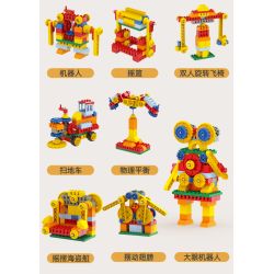 DUBIE 551 Xếp hình lắp ráp ghép mô hình Nhiều loại Gear Master