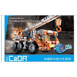 DOUBLEE CADA C52013 52013 non  XE CẨU bộ đồ chơi xếp lắp ráp ghép mô hình  MOBILE CRANE Kỹ Thuật Công Nghệ Cao Mô Hình Phương Tiện 272 khối