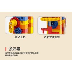 DUBIE 551 Xếp hình lắp ráp ghép mô hình Nhiều loại Gear Master