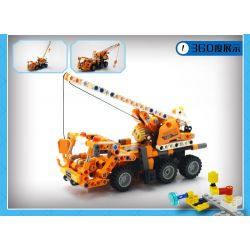 DOUBLEE CADA C52013 52013 non  XE CẨU bộ đồ chơi xếp lắp ráp ghép mô hình  MOBILE CRANE Kỹ Thuật Công Nghệ Cao Mô Hình Phương Tiện 272 khối