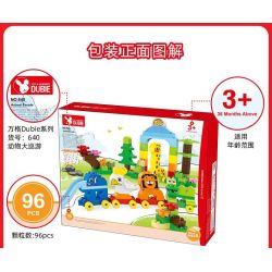 DUBIE 640 Xếp hình lắp ráp ghép mô hình Diễu hành động vật