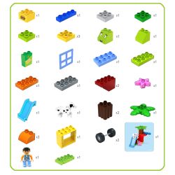 DUBIE 204 Xếp hình lắp ráp ghép mô hình Hãy sáng tạo