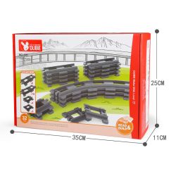 DUBIE 430 Xếp hình lắp ráp ghép mô hình đường ray xe lửa