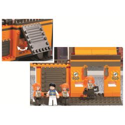 Sluban M38-B0105 Xếp hình lắp ráp ghép mô hình Xe chỉ huy chiếu sáng của đội cứu hộ khẩn cấp SRS