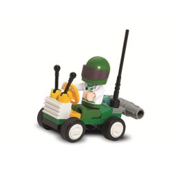 Sluban M38-B0112 Xếp hình lắp ráp ghép mô hình Crazy Racing-Sư tử xe ngựa