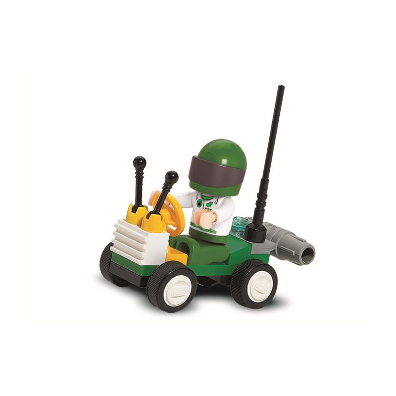 Sluban M38-B0112 Xếp hình lắp ráp ghép mô hình Crazy Racing-Sư tử xe ngựa