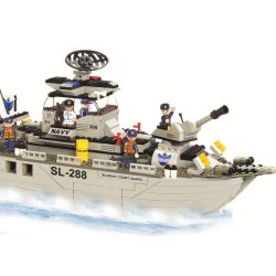 Sluban M38-B0122 Xếp hình lắp ráp ghép mô hình khinh hạm