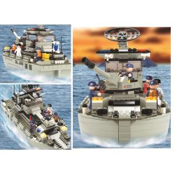 Sluban M38-B0122 Xếp hình lắp ráp ghép mô hình khinh hạm