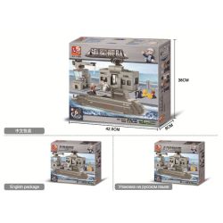 Sluban M38-B0123 Xếp hình lắp ráp ghép mô hình tàu ngầm hạt nhân