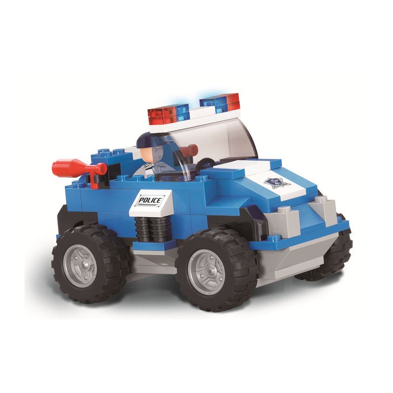 Sluban M38-B0183 Xếp hình lắp ráp ghép mô hình Xe tấn công SWAT-SWAT của thành phố