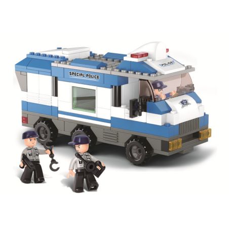 Sluban M38-B0188 Xếp hình lắp ráp ghép mô hình City SWAT - Xe chỉ huy SWAT