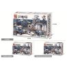 Sluban M38-B0192 Xếp hình lắp ráp ghép mô hình Trung tâm chỉ huy SWAT-SWAT thành phố