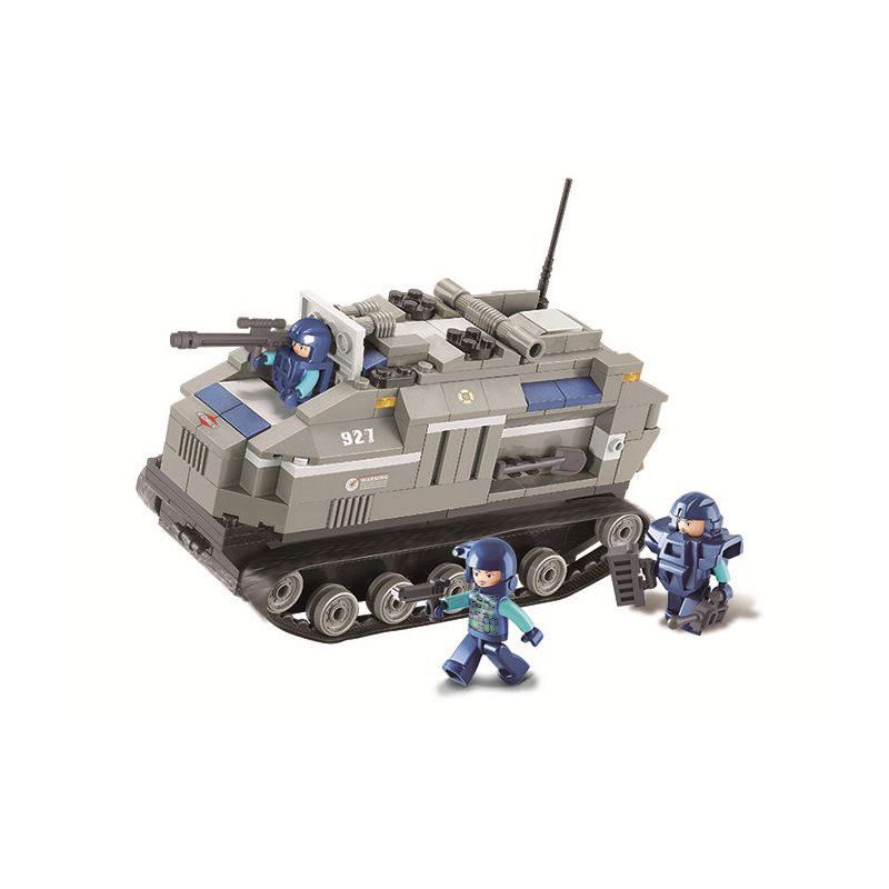 Sluban M38-B0199 Xếp hình lắp ráp ghép mô hình Lực Lượng Đặc Biệt - Xe Thiết Giáp chở quân