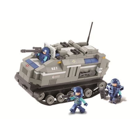 Sluban M38-B0199 Xếp hình lắp ráp ghép mô hình Lực Lượng Đặc Biệt - Xe Thiết Giáp chở quân