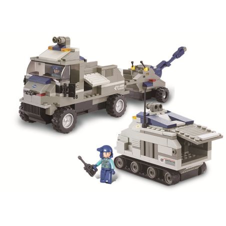 Sluban M38-B0208 Xếp hình lắp ráp ghép mô hình Lực Lượng Đặc Biệt - Trung Đoàn Pháo Binh Thiết Giáp