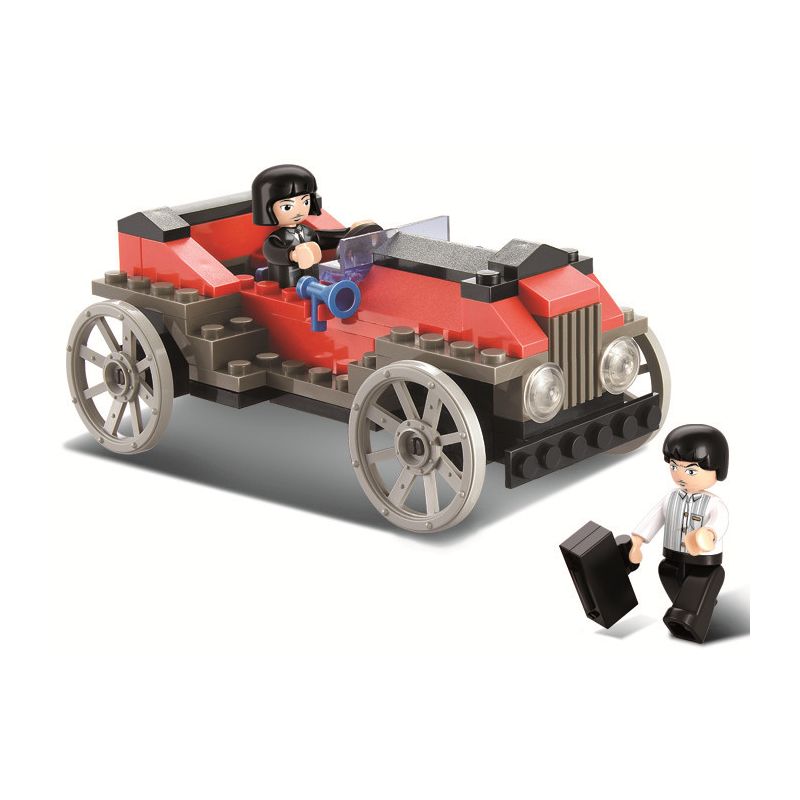 Sluban M38-B0229 Xếp hình lắp ráp ghép mô hình Phiên bản kỷ niệm của ga xe lửa thế kỷ-Cournot