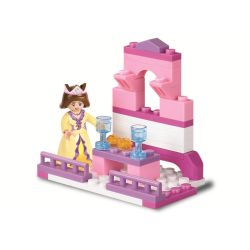 Sluban M38-B0250 Xếp hình lắp ráp ghép mô hình Giấc Mơ Hồng-Cỗ Xe Hoàng Gia